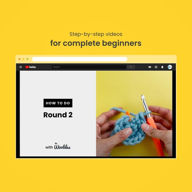 Fred the Dinosaur Crochet Kit