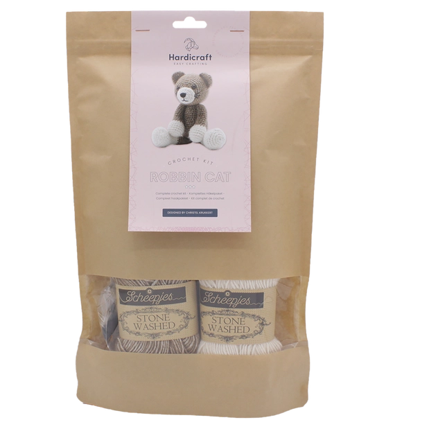 Robbin the Cat Crochet DIY Kit