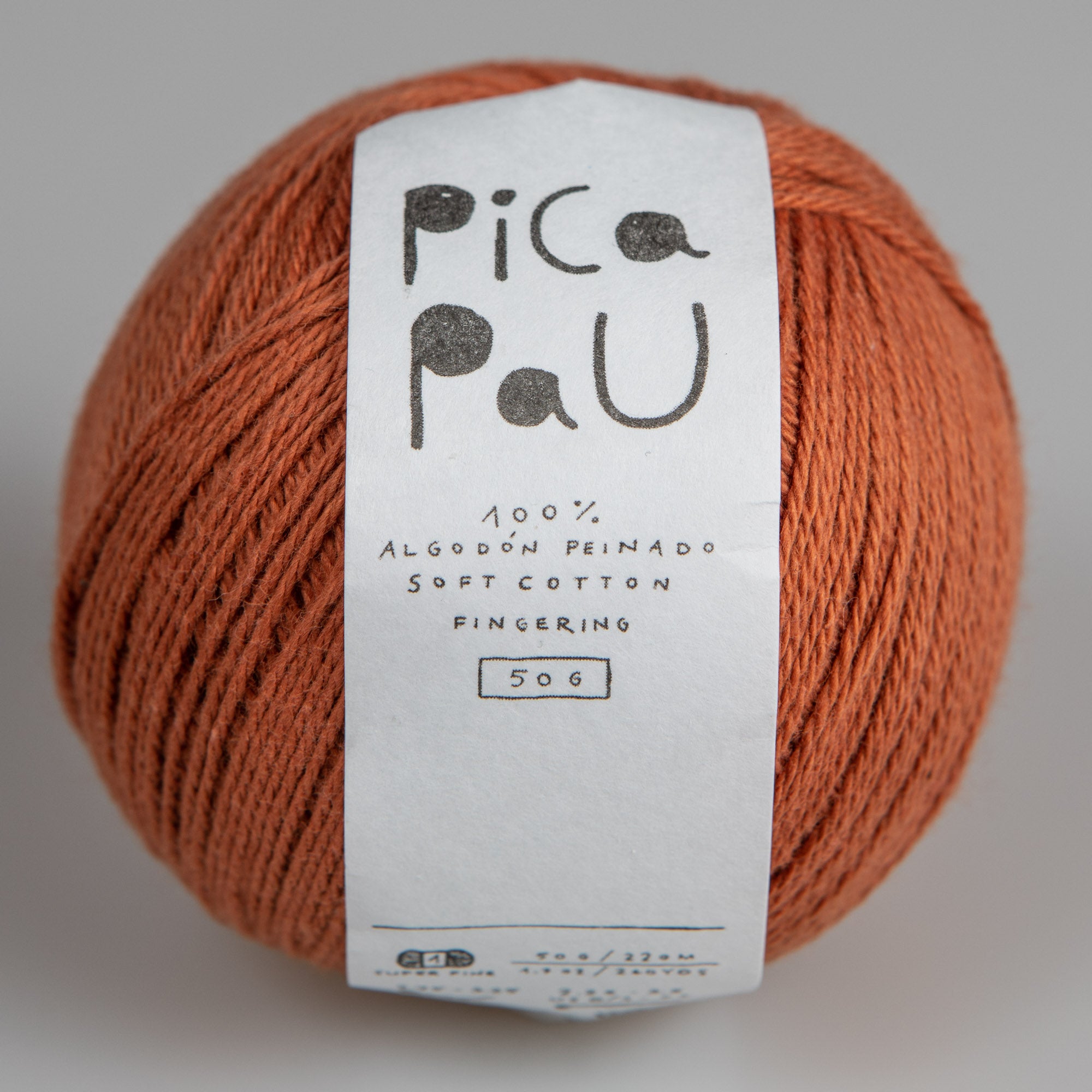 Pica Pau Cotton Yarn / 50g Fingering