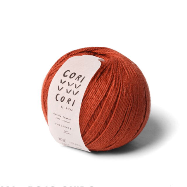 Cori Cori Cotton Yarn / 50g Fingering