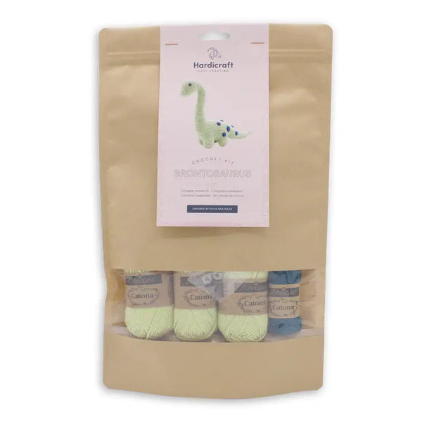 Hardicraft - Crochet Amigurumi Kit Packages Dino Brontosaurus