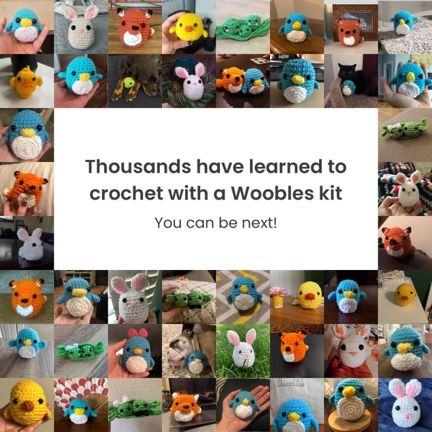 Fox Crochet kit from The Woobles