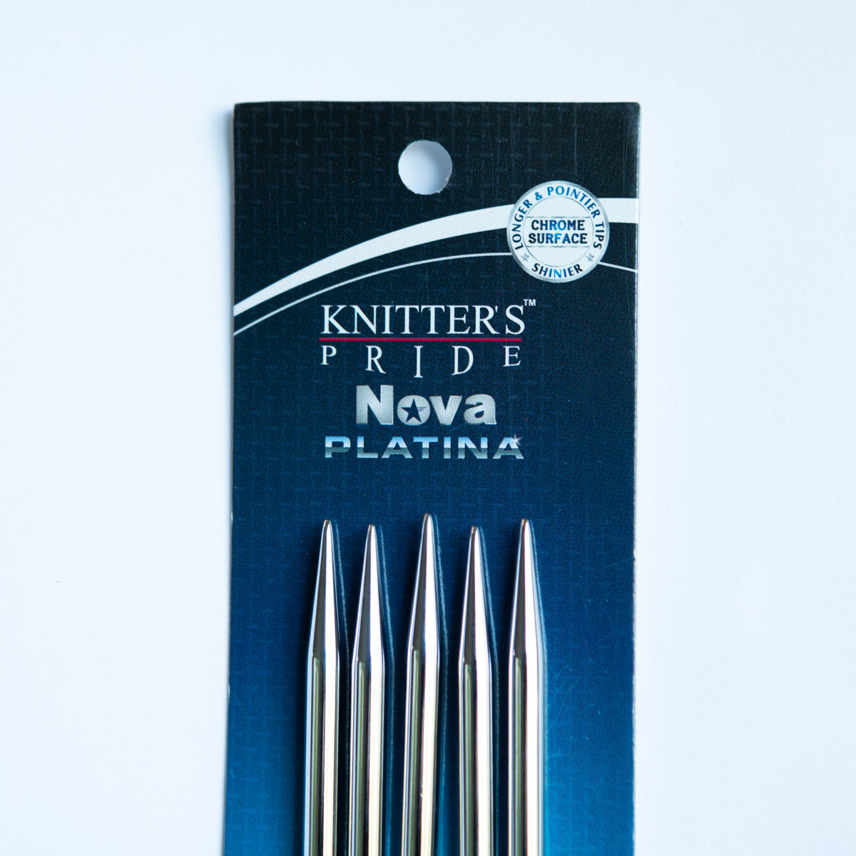 8 Inch Knitter's Pride Nova Platina Double Pointed Needles